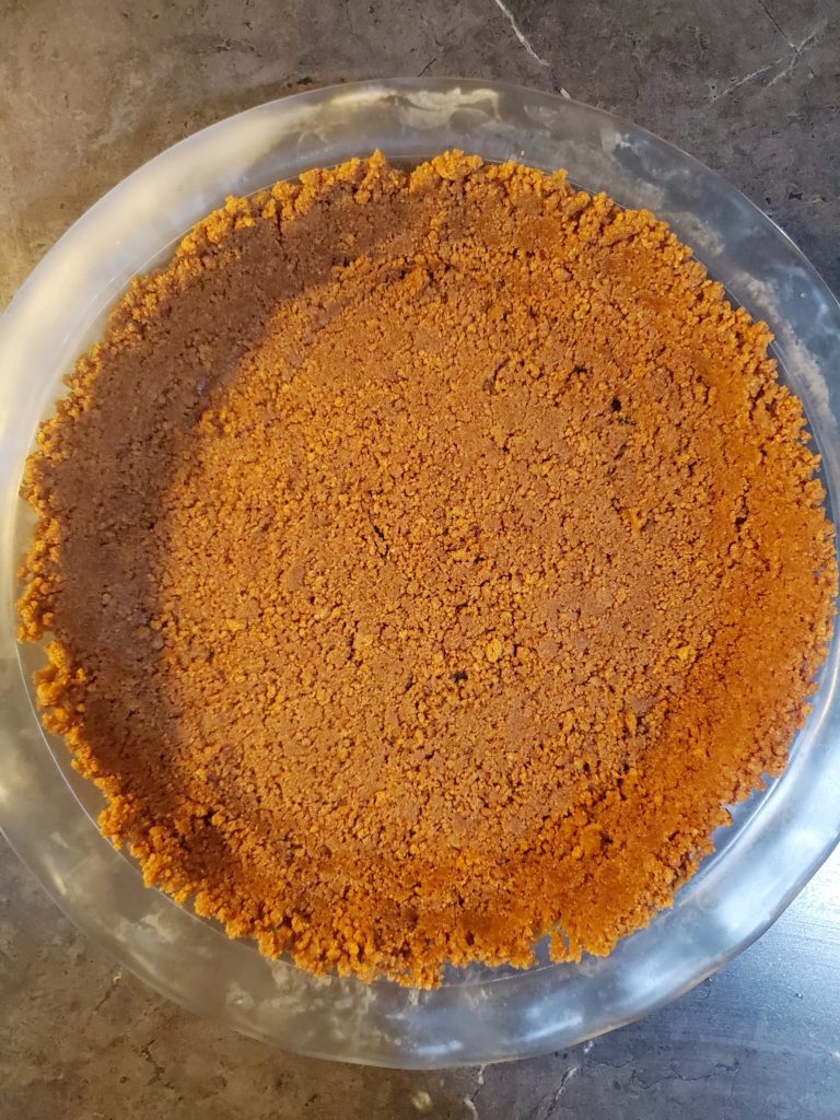 Biscoff cookie crust